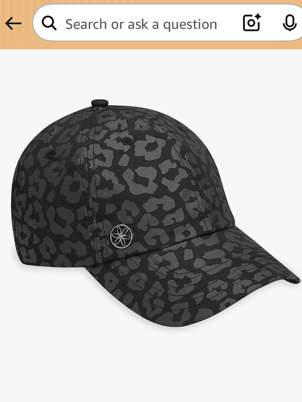 Women’s Gaim Classic Fitness Running Hat, Black Leopard BNWT - Picture 7 of 9